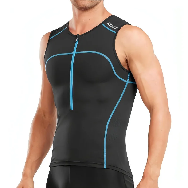 2XU Active Mens Tri Vest - Black