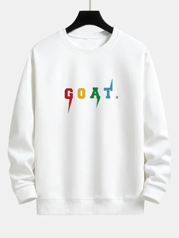 Goat Print Relax Fit Sweatshirt