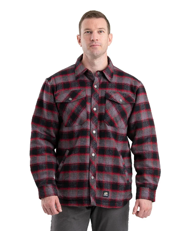 Timber Sherpa-Lined Flannel Shirt Jacket