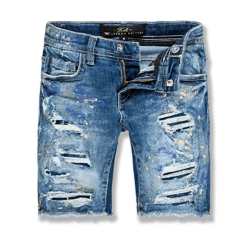 Kids Jordan Craig Vengeance Denim Shorts (Aged Wash) J3176SB