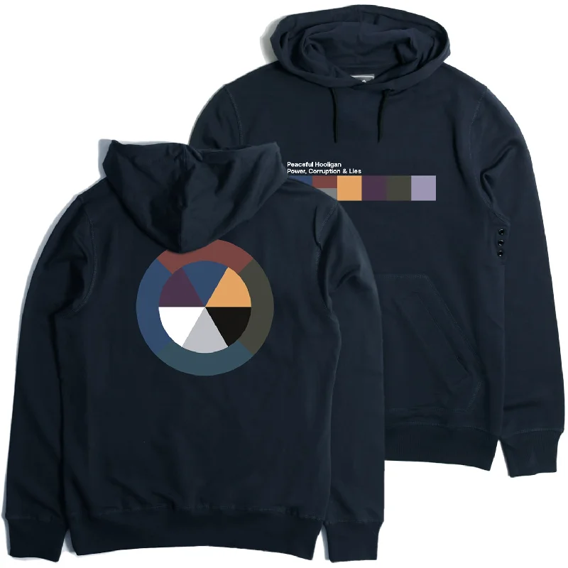 Power Corruption Lies Hoodie Navy