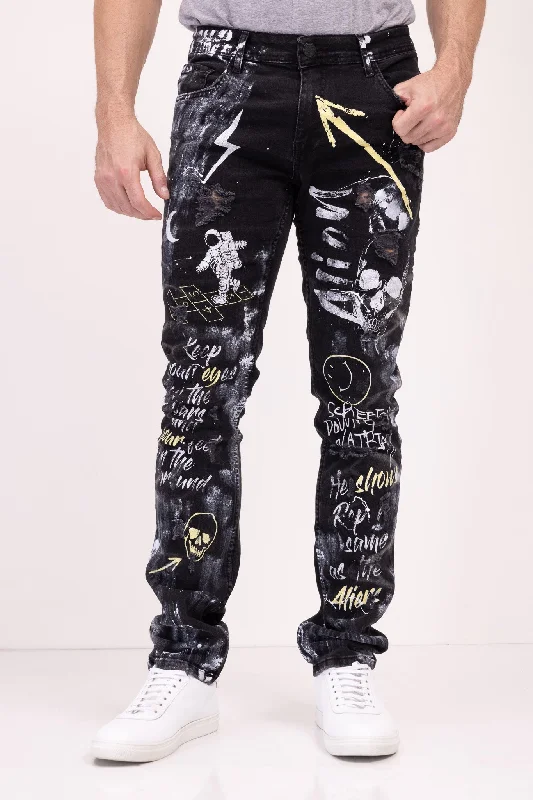 Alien Denim Jeans - Black