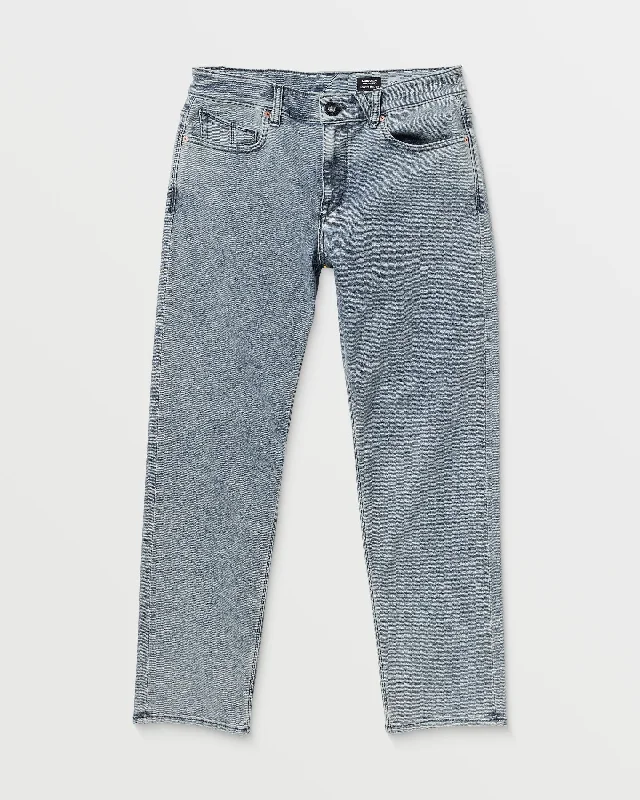 Modown Relaxed Fit Tapered Jeans - Ash Blue