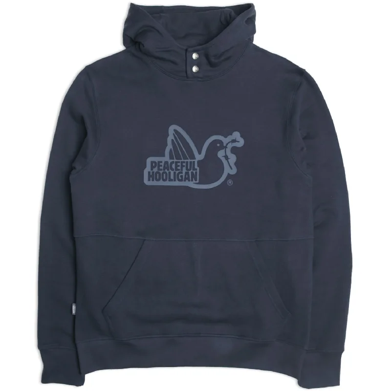 Raised Hoodie Navy