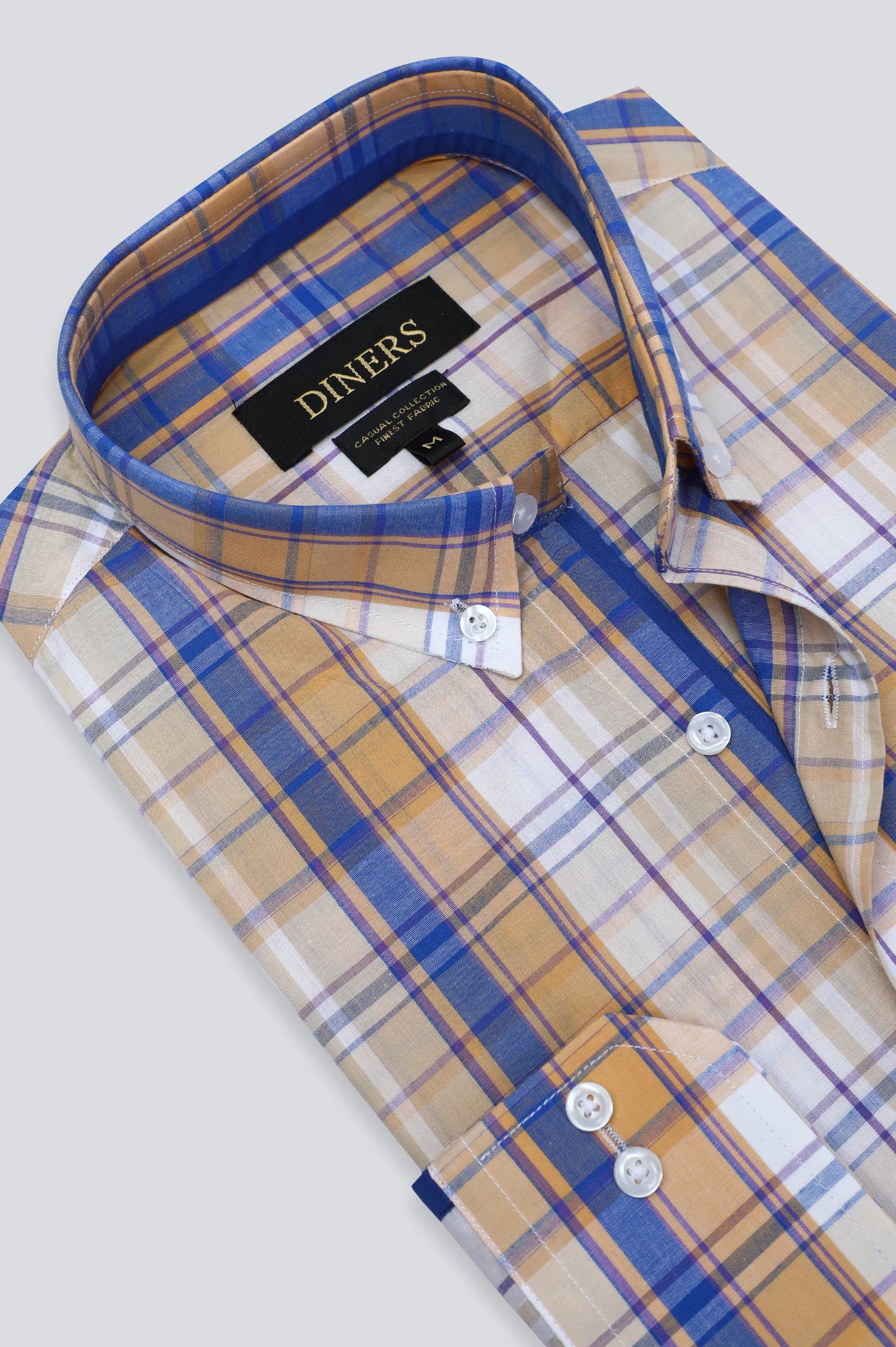 Multicolor Glen Plaid Check Casual Shirt