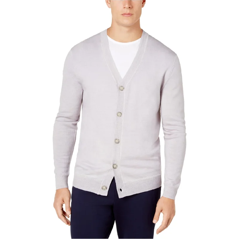 Club Room Mens Wool Knit Cardigan Sweater