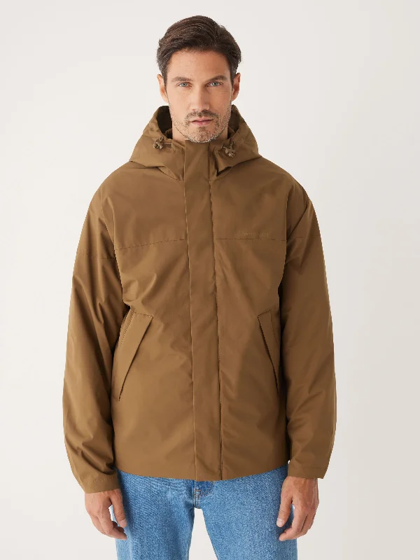 The Anorak Rain Jacket in Sepia