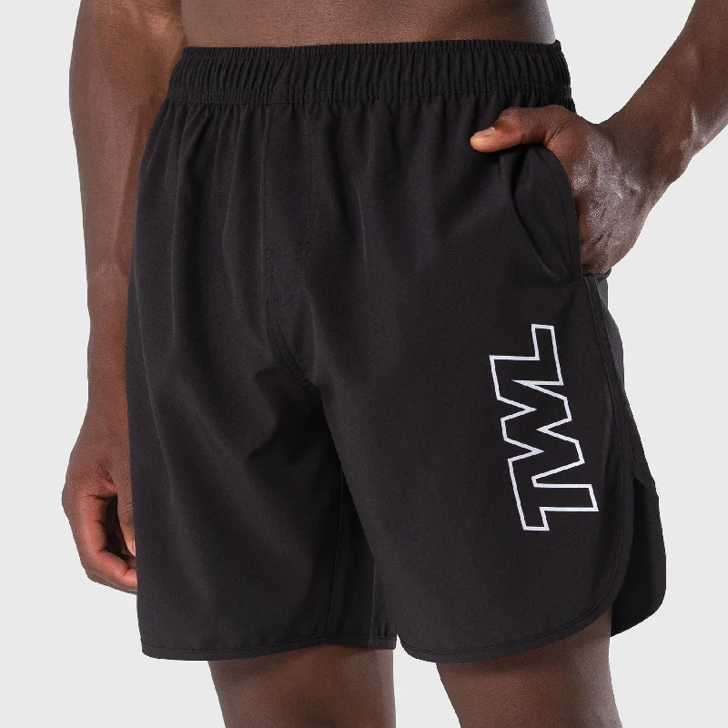 TWL - MEN'S FLEX SHORTS - ATHLETE - BLACK/WHITE