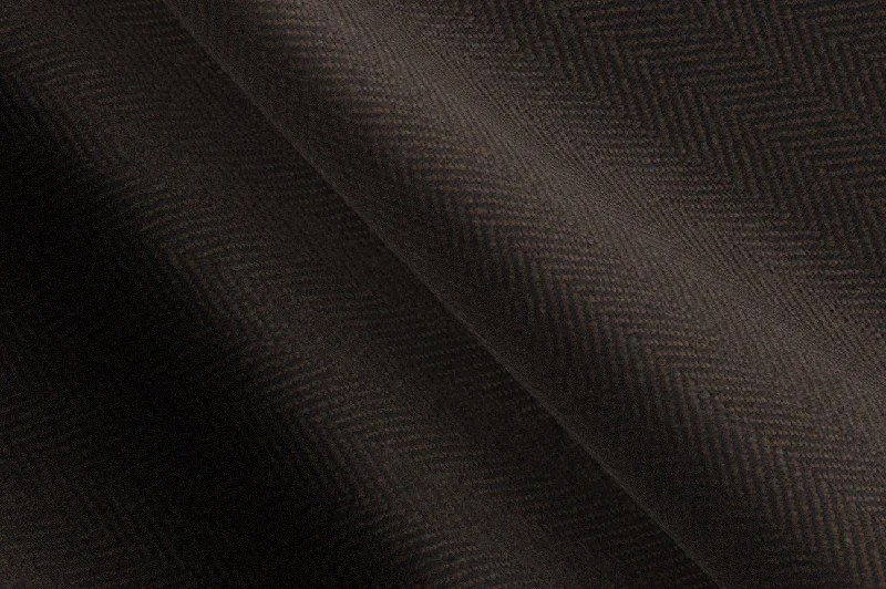 Made to Measure Brown Herringbone Trouser