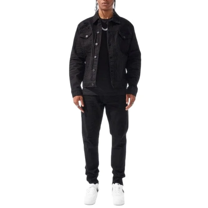 Jordan Craig Tribeca Twill Trucker Jacket (Black) JJ990R