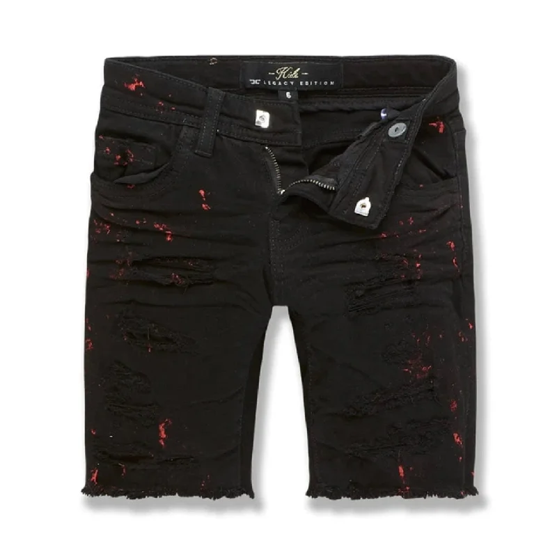 Kids Jordan Craig Vengeance Denim Shorts (Black) J3176SB