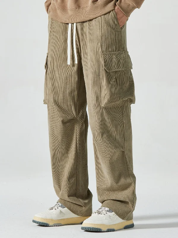 Corduroy Cargo Pants