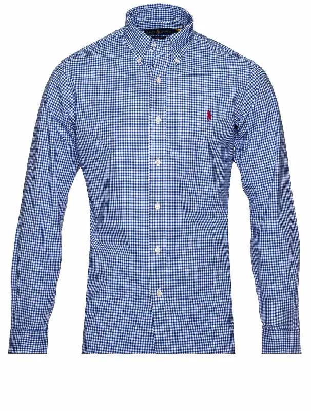 Check B/d Shirt Blue