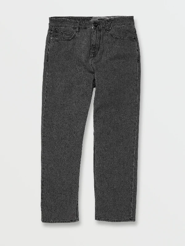 Nailer Relaxed Tapered Fit Jeans - Stoney Black