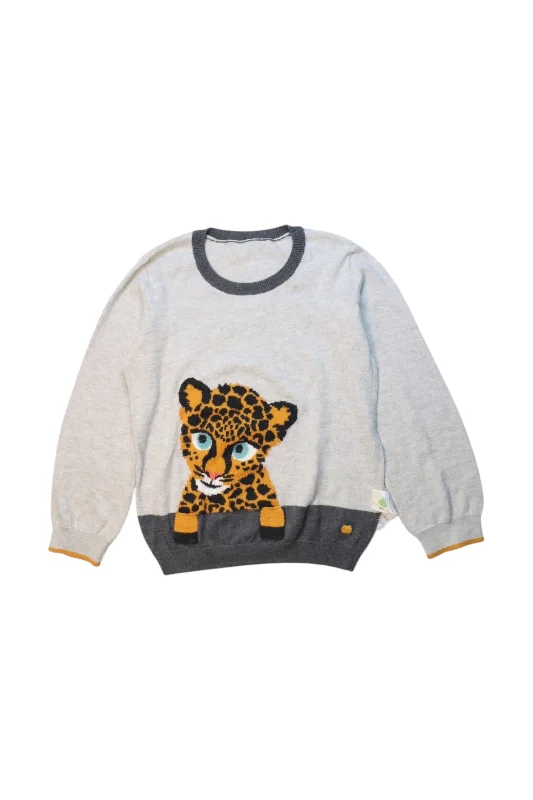 The Bonnie Mob Animal Knit Sweater 6T-7Y