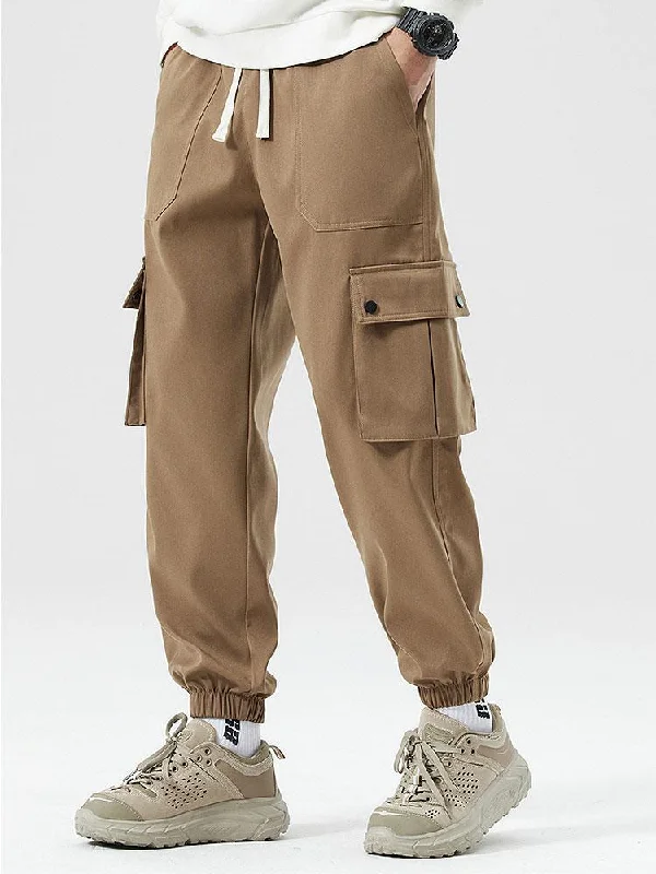 Chino Cargo Jogger Pants