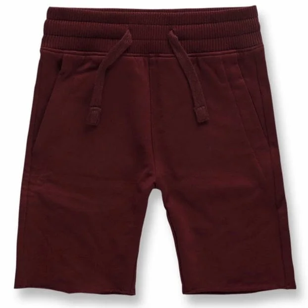 Kids Jordan Craig Palma French Terry Shorts (Wine) 8350SAK