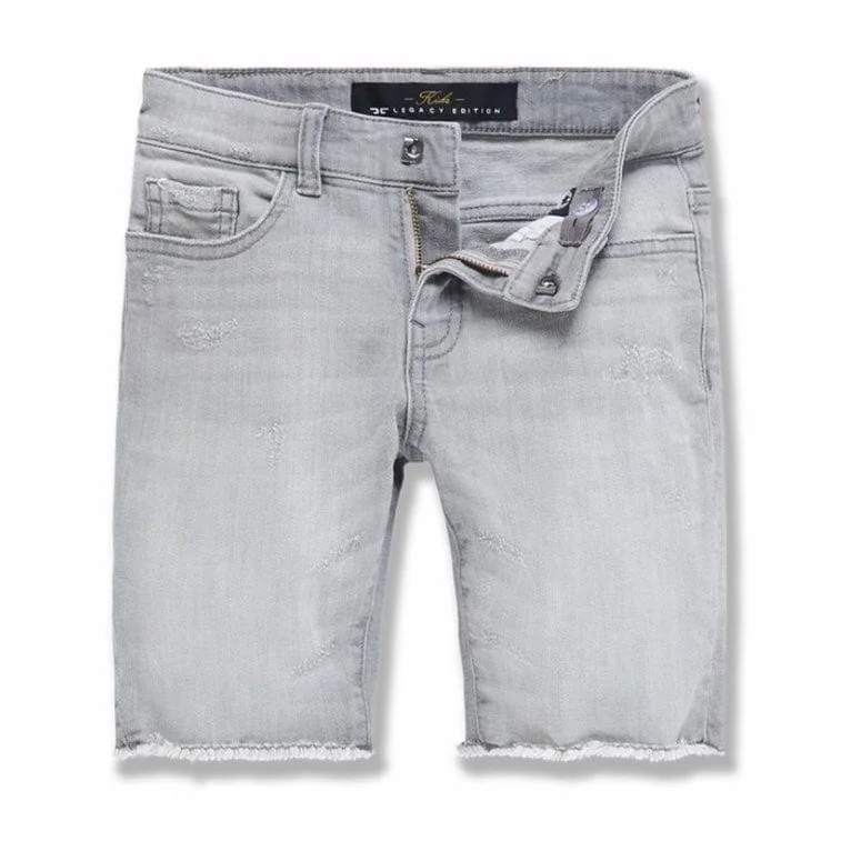 Kids Jordan Craig Edison Denim Shorts (Cement Wash) J3171SK