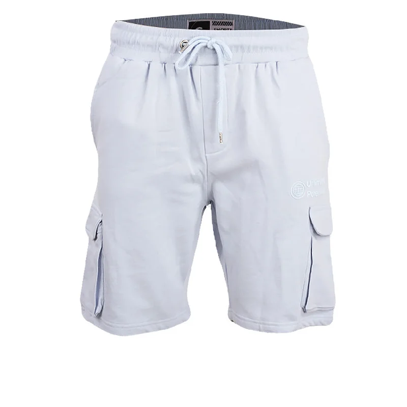 REDTAG Sky Blue Active Shorts