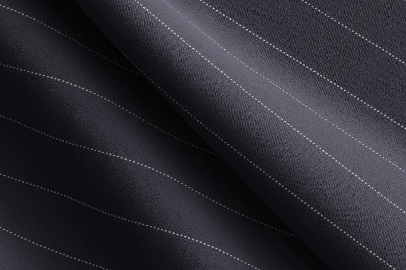 Made to Measure Navy Pinstripe Trouser