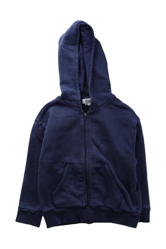 Bonpoint Hooded Zip Sweatshirt 4T