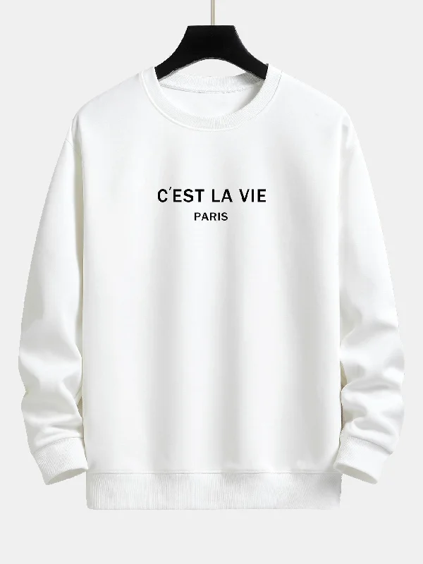 Paris Print Relax Fit Sweatshirt