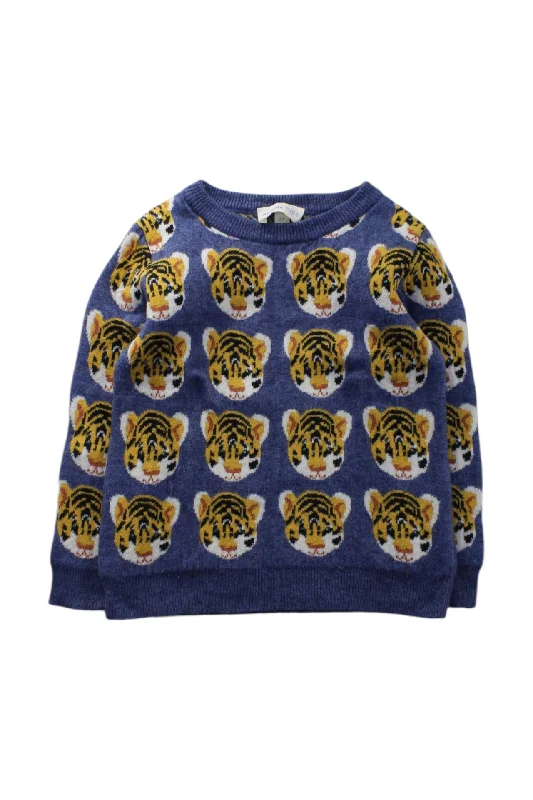 Simple Kids Tiger Knit Sweater - Size 3T