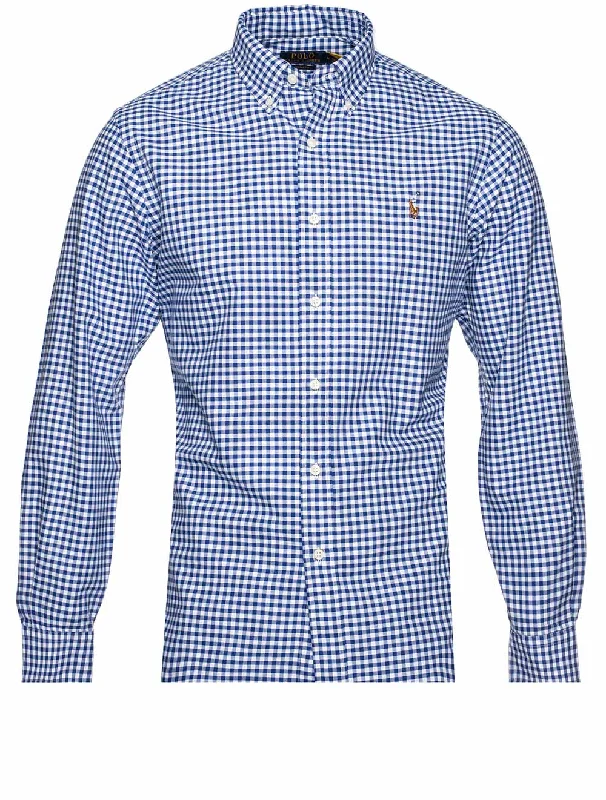 Gingham B/d Shirt Blue