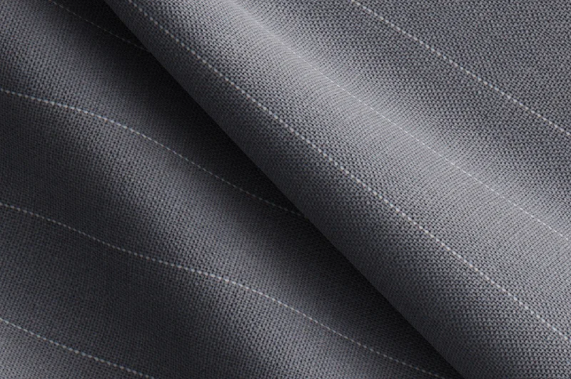 Made to Measure Grey Pinstripe Trouser