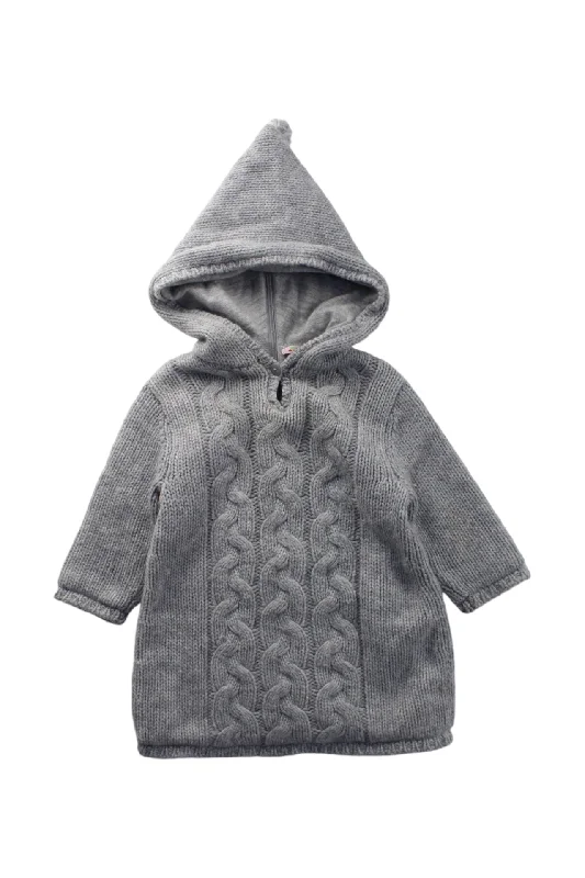 Bonpoint Cashmere Hooded Knit Sweater 12Y