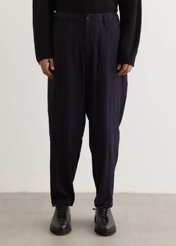 Side Tuck Suit Pants