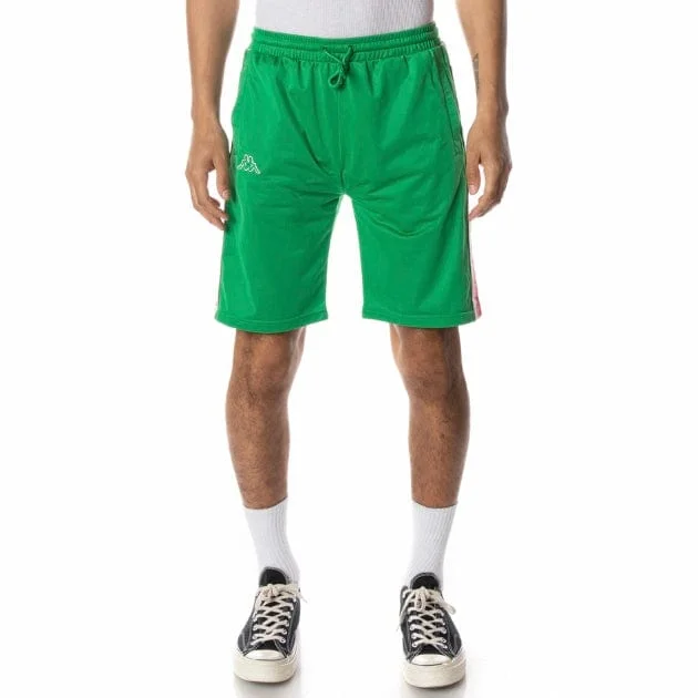 Kappa Logo Tape Dasved Shorts (Green/Grey/Red) 311E2BW