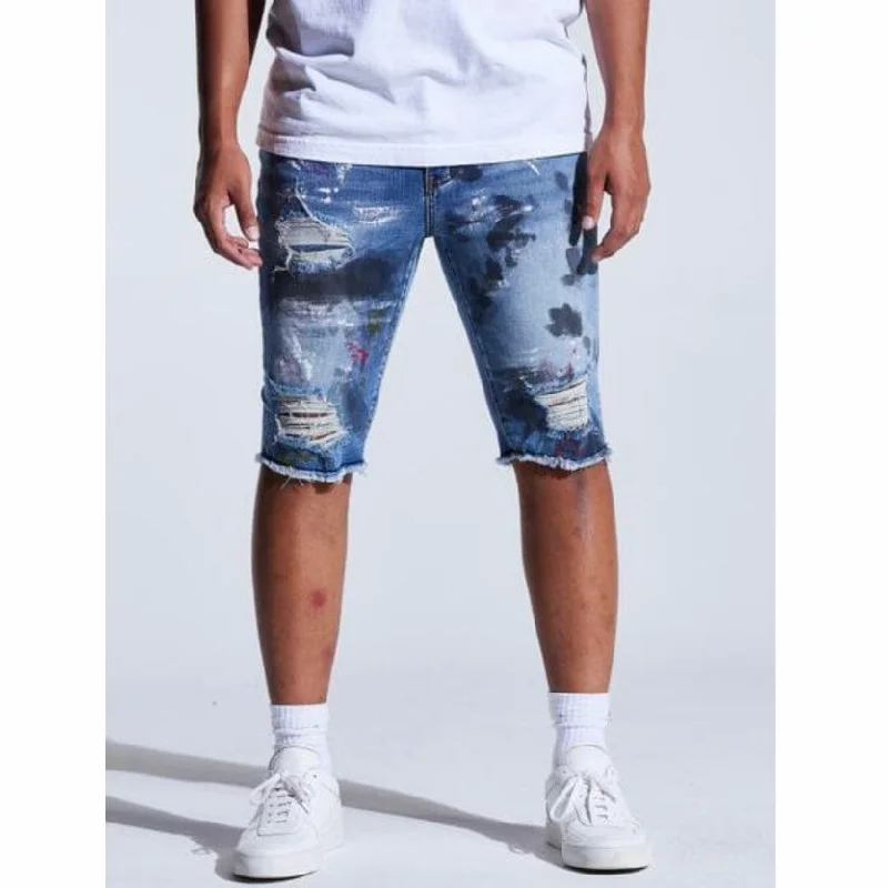 Crysp Philips Shorts (Indigo Black Paint) CRYSPSP221-109