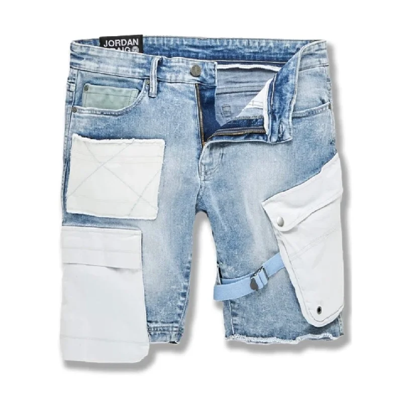 Jordan Craig Travis Cargo Shorts (Carolina Blue) 4399