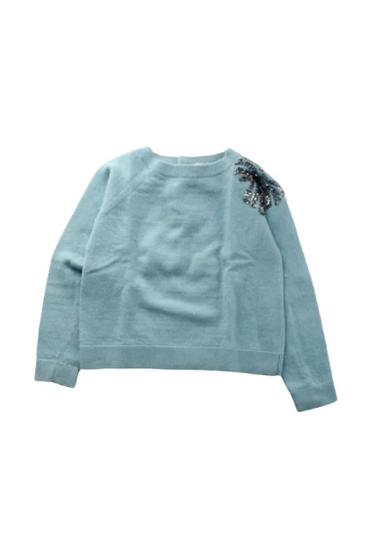 Jacadi Embellished Knit Sweater 4T