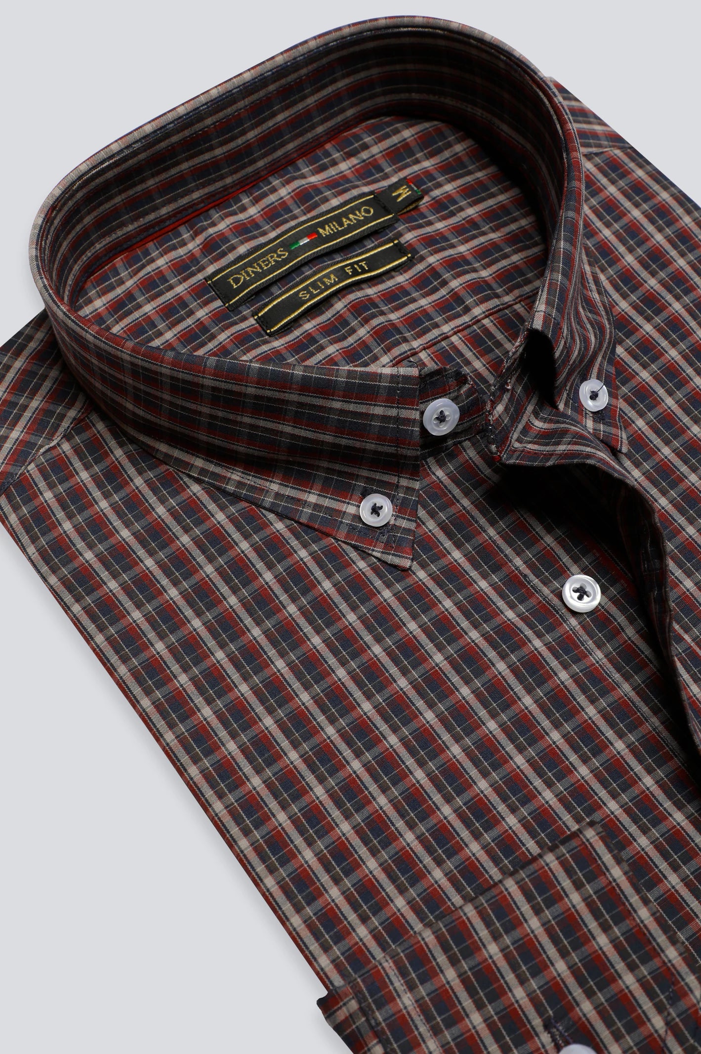 Multicolor Glen Plaid Check Casual Shirt