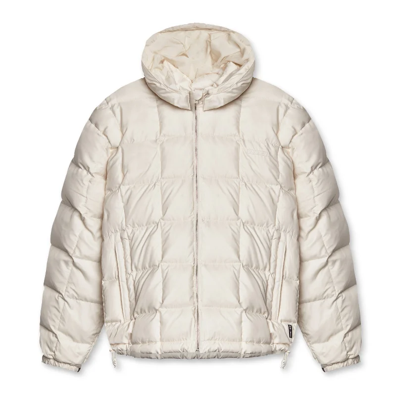 0551. Weather-Ready Down Puffer Jacket - Ivory Cream