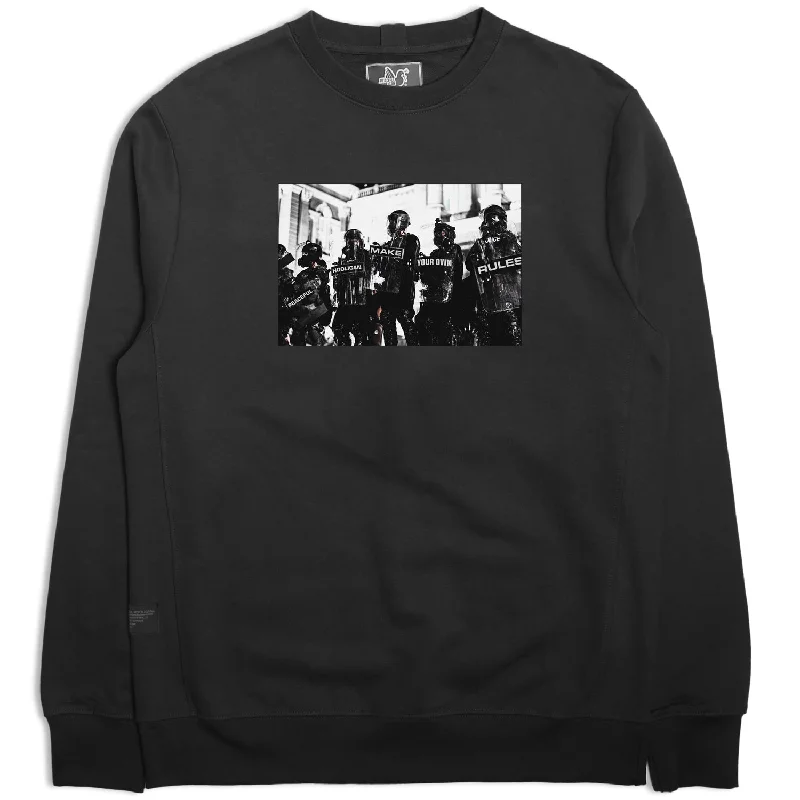 Riot Rules Sweatshirt Black