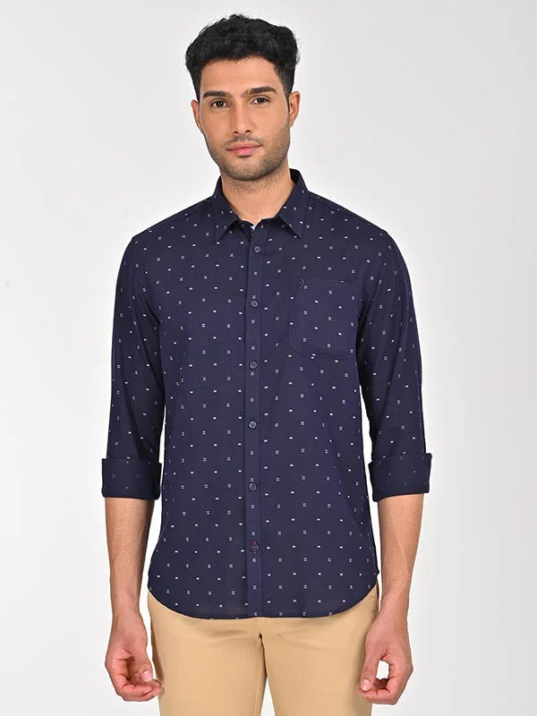 Men Printed Full Sleeve Cotton Blend Shirt