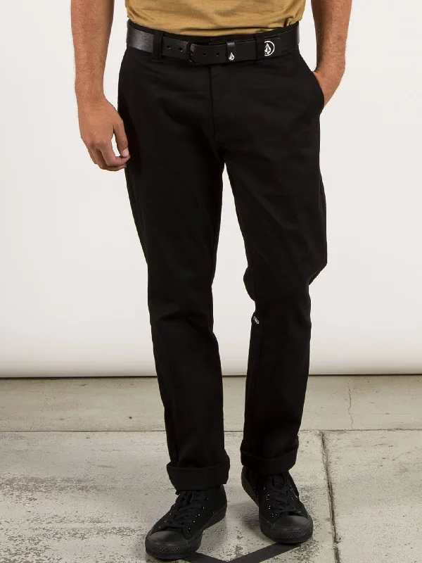 Frickin Modern Stretch Chino Pants - Black