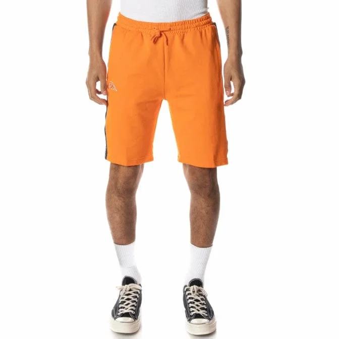 Kappa Logo Tape Dasved Shorts (Orange/Grey/Black) 311E2BW