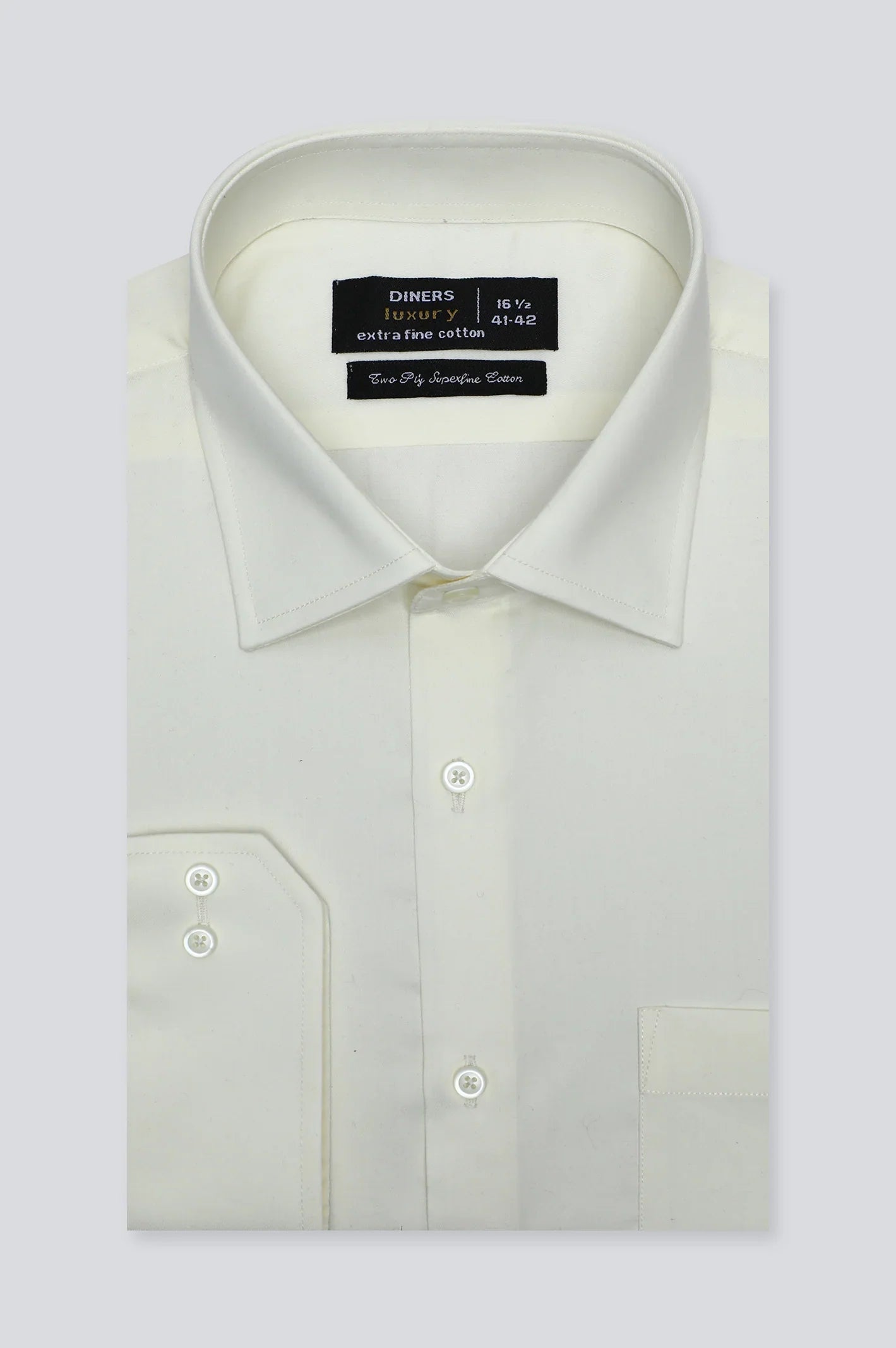 Cream Formal Shirt