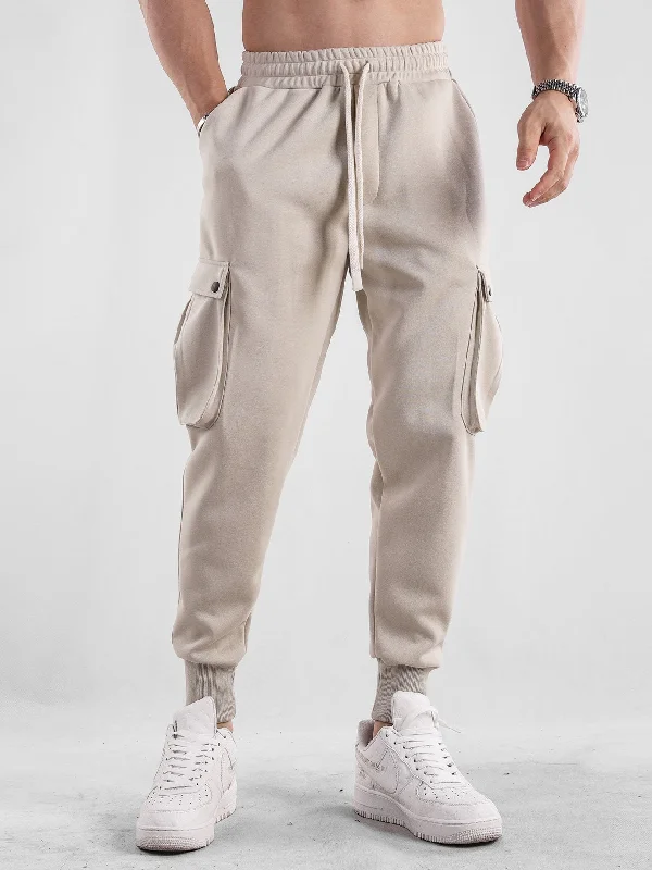 Drawstring Cargo Jogger Pants