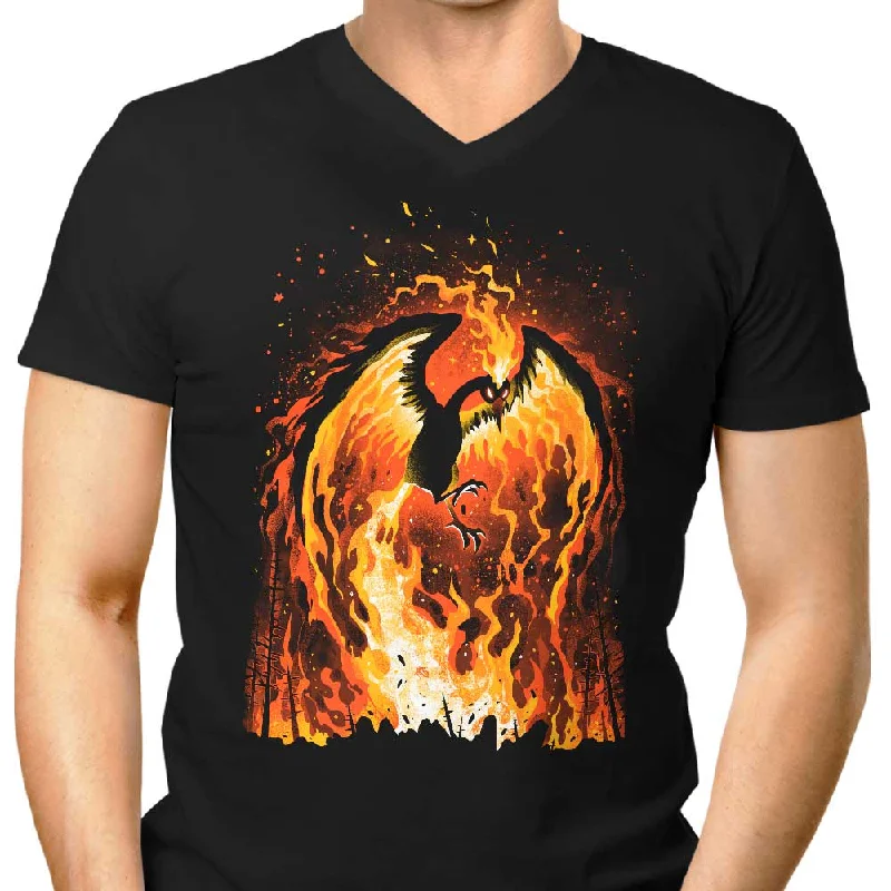 Fire Bird - Men's V-Neck