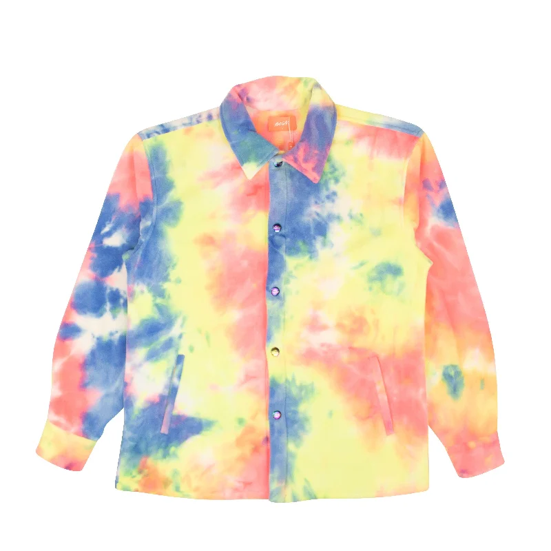 Bossi Fleece Overshirt - Tie Dye