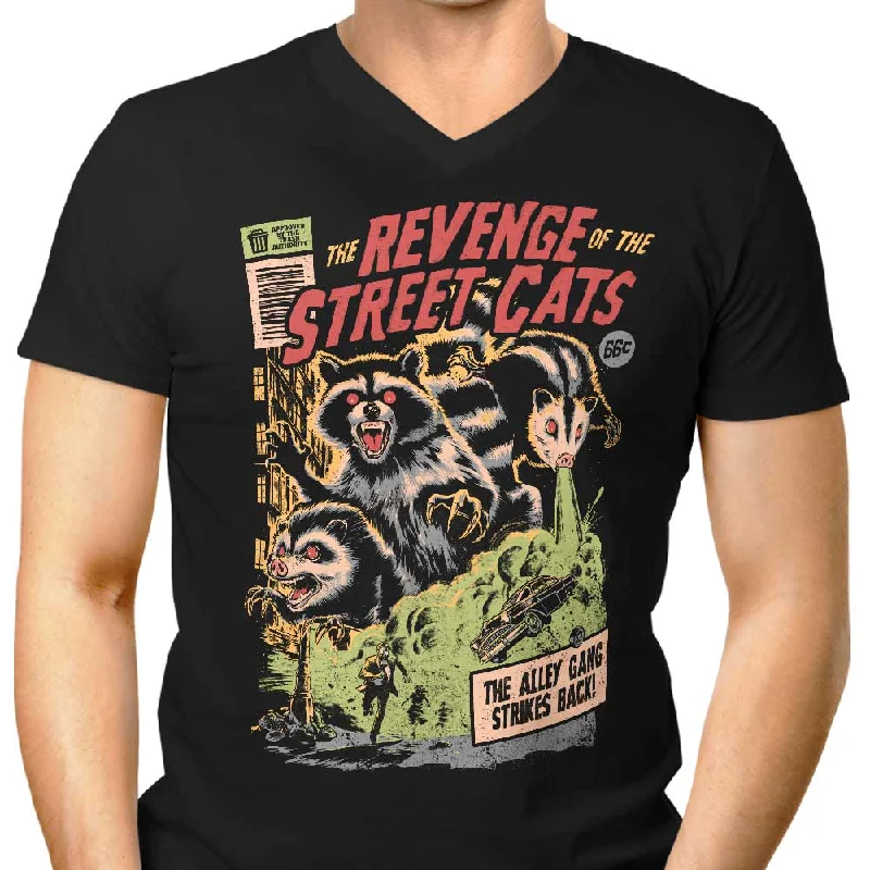 Revenge of the Street Cats - Men's V-Neck