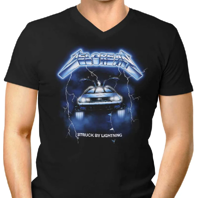 Struck by Lightning - Men's V-Neck