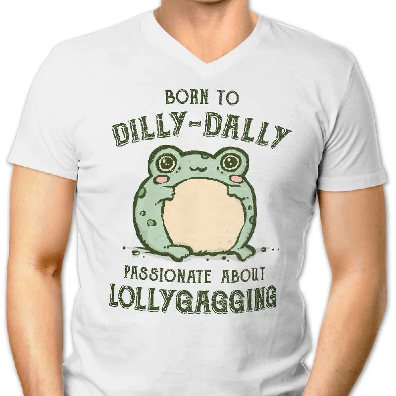 Born to Dilly Dally - Men's V-Neck