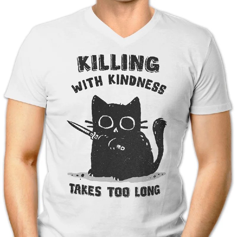 Killing With Kindness - Men's V-Neck