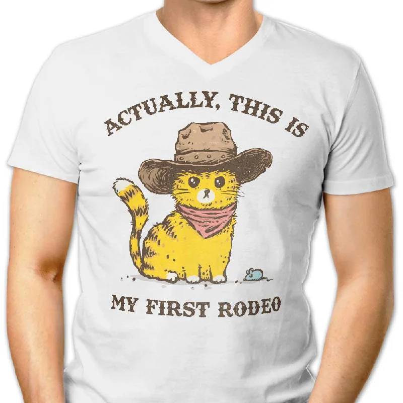 My First Rodeo - Men's V-Neck